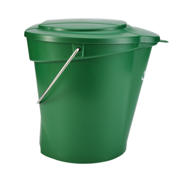Vikan emmer maatverdeling schenktuit groen 12 liter (56862)