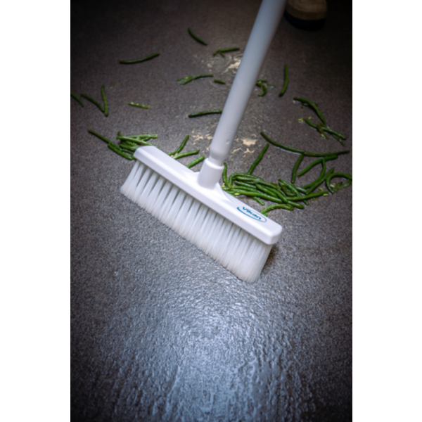 Vikan veger met rechte nek medium vezels wit 310x60x140 mm (31665)