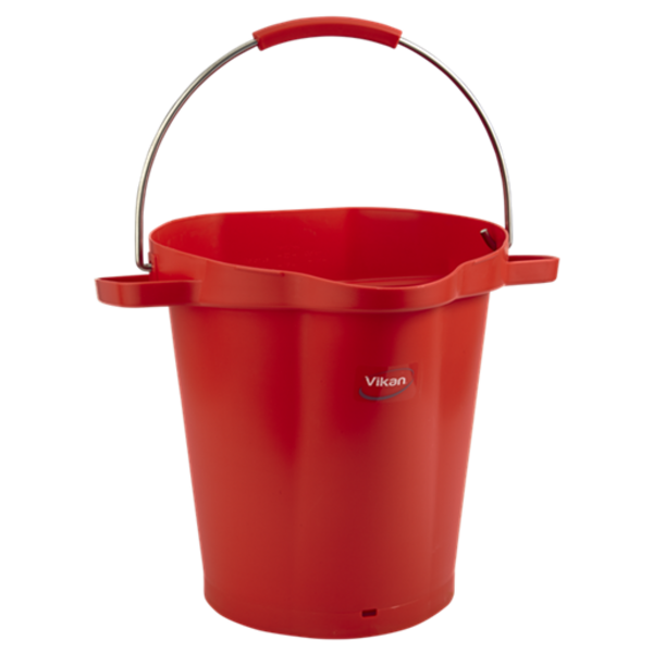 Vikan emmer maatverdeling schenktuit rood 20 liter (56924)