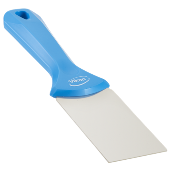 Vikan handschraper RVS smal blad blauw 235x50x22 mm (40083)