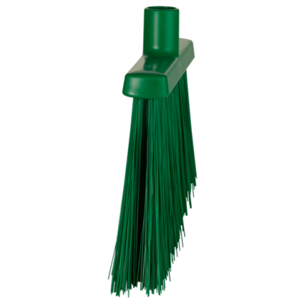 Vikan hoekbezem extra harde lange schuine vezels groen 290x40x270 mm (29142)