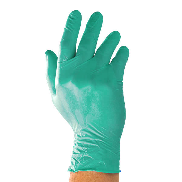 Onderzoekshandschoenen ongepoederd nitril M3,5 'HY@PRO' groen maat XL200 st/dispenserdoosje