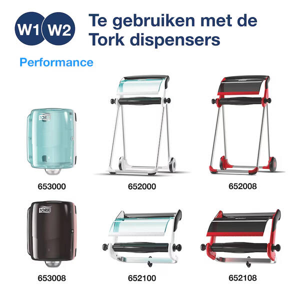 Tork Advanced wiper 420 2-laags blauw 24cm x 255m (130052)