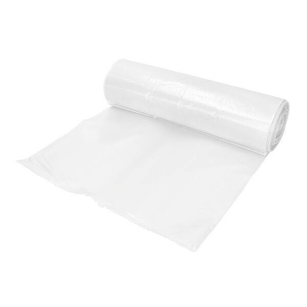 LDPE zakken op rol 100x170 cm 60 mµ transparant