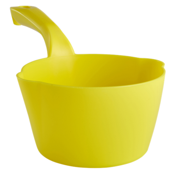 Vikan handschep rond geel 1 liter (56816)