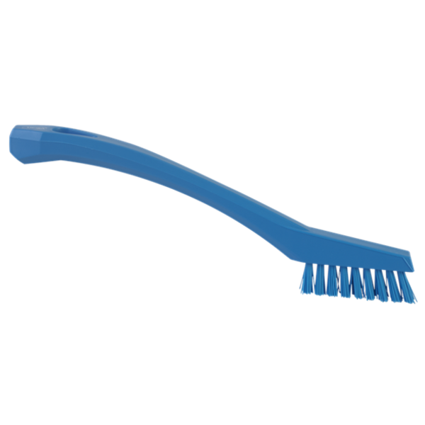 Vikan precisieborstel extra harde vezels blauw 205x40x20 mm (44013)