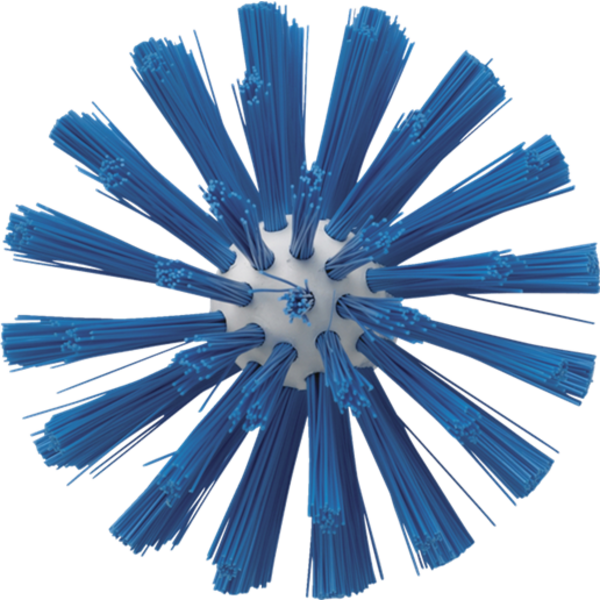Vikan pijpborstel steelmodel medium vezels blauw 170x100x100 mm (53801033)