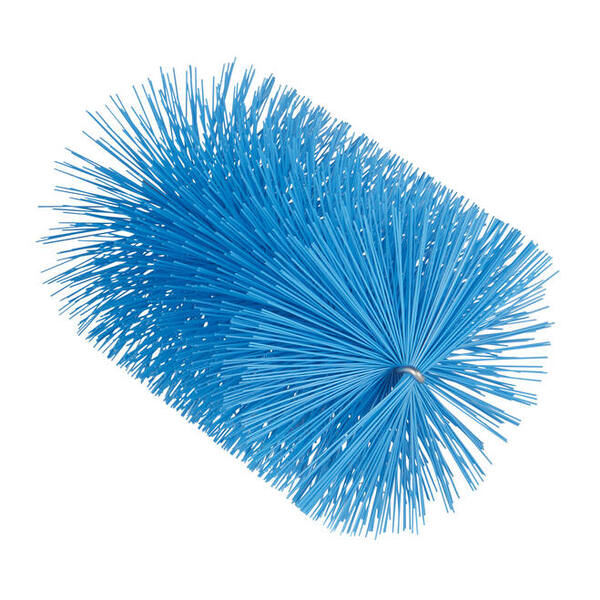 Vikan pijpborstel medium voor flexibele kabel met polyester vezels blauw 120x210 mm (53943)