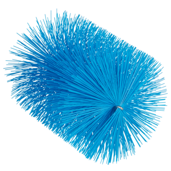 Vikan pijpborstel medium voor flexibele kabel met poleyster vezels blauw 140x210 mm (53963)