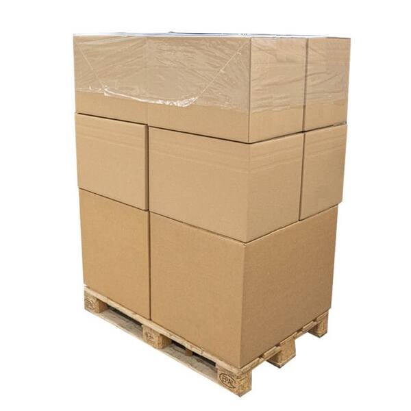 LDPE tophoezen voor europallet 1.230/830x700mm 50my transparant