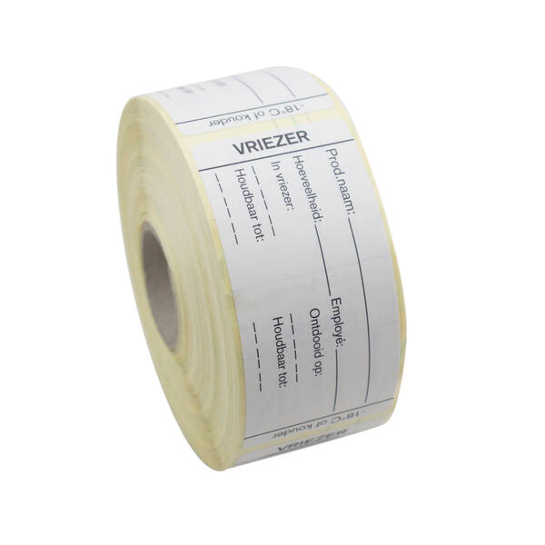 HACCP infolabel 'Vriezer' afwasbaar 35x75 mm
