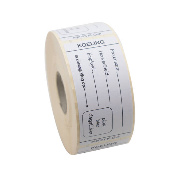 HACCP infolabel 'Koeling' afwasbaar 35x75 mm