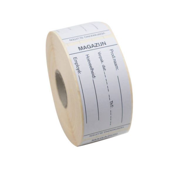 HACCP infolabel 'Magazijn' 35x75 mm afwasbaar