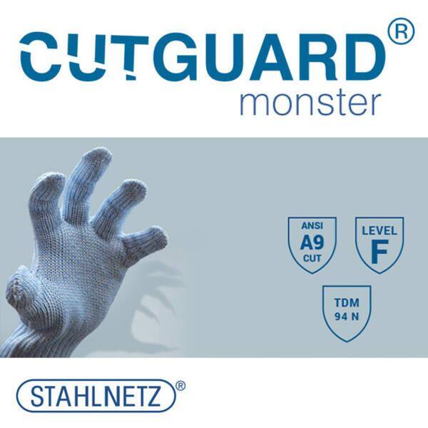 Snijhandschoen Cutguard Monster blauw (6 maten)
