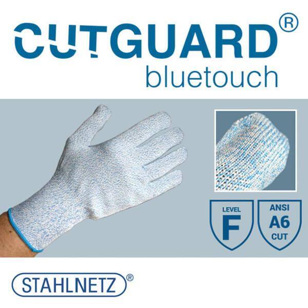Snijhandschoen Cutguard Bluetouch blauw