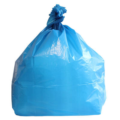 LDPE Afvalzakken rol 65/25 X 140cm T 70 blauw