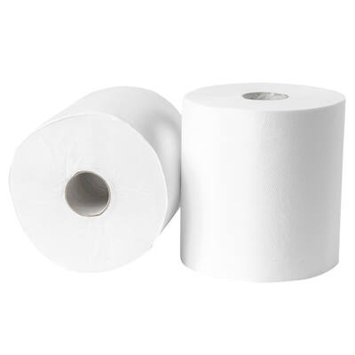 Poetspapier midi-rol 1-laags wit 19cm x 300m (per 6 rollen)