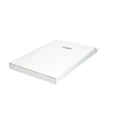 Mailbox 2 A4+ 250x350x28mm EG wit + 2x plakstrip