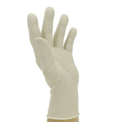 Onderzoekshandschoenen gepoederd latex wit maat XL