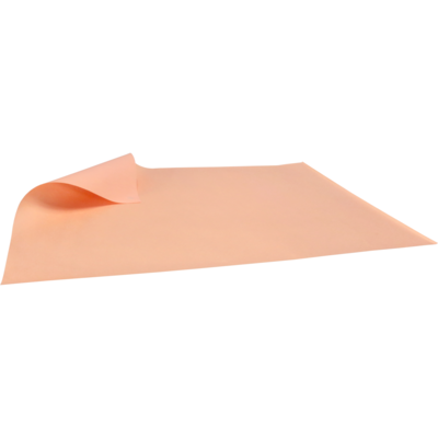 Colour paper/meatsaver 600 x 400 mm peach orange