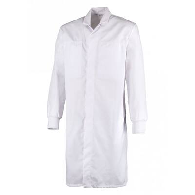 Lange Jas manchet Gent inclusief bedrukking wit maat 52 (M)