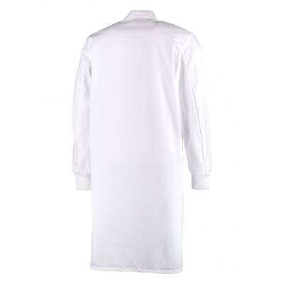 Lange Jas manchet Gent inclusief bedrukking wit maat 56 (L)