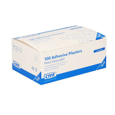 Detectiepleisters PE 180x20 mm blauw (3320180)