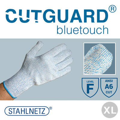 Snijhandschoen cutguard bluetouch blauw maat 10 (XL)