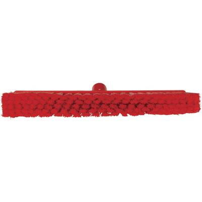 Vikan vloerveger zachte splitvezels rood 410x65x130 mm (31784)
