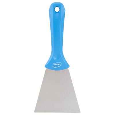 Vikan handschraper RVS blad blauw 235x100x22 mm (40093)