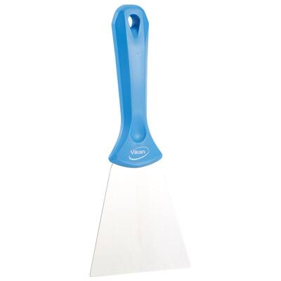 Vikan handschraper RVS blad blauw 235x100x22 mm (40093)