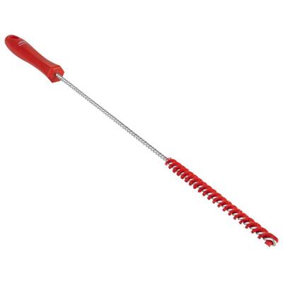 Vikan pijpborstel met handvat harde vezels rood 480x22x22 mm  (53754)