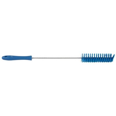 Vikan pijpborstel met handvat harde vezels blauw 510x40x40 mm (53783)