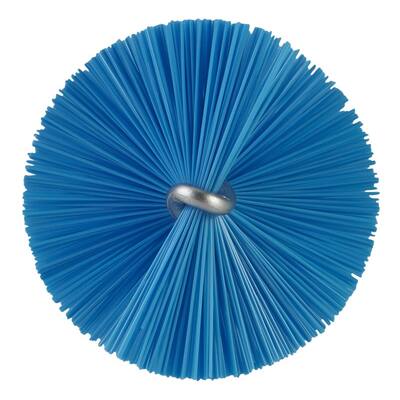 Vikan pijpborstel met handvat harde vezels blauw 510x40x40 mm (53783)