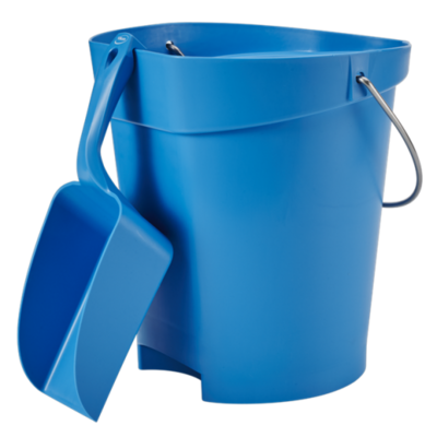 Vikan emmer maatverdeling schenktuit blauw 12 liter (56863)