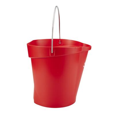 Vikan emmer maatverdeling schenktuit rood 12 liter (56864)