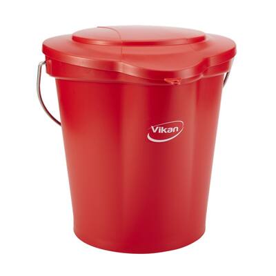 Vikan emmer maatverdeling schenktuit rood 12 liter (56864)