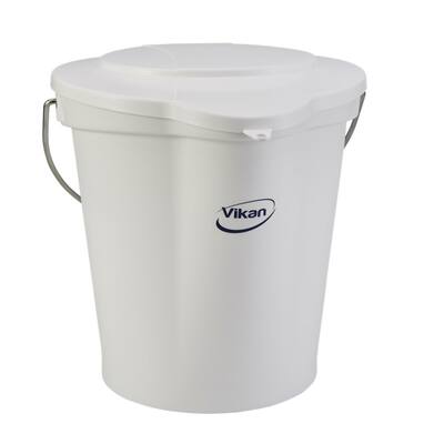 Vikan emmer maatverdeling schenktuit wit 12 liter (56865)