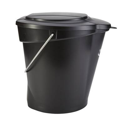 Vikan emmer maatverdeling schenktuit zwart 12 liter (56869)