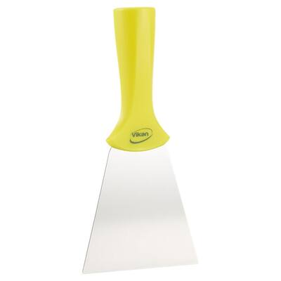 Vikan handschraper RVS blad geel 205x100x32 mm (40116)
