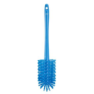 Vikan pijpborstel met vaste steel extra harde vezels blauw 430 mm ø 90 mm (5381903)