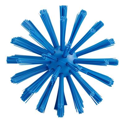Vikan pijpborstel met vaste steel extra harde vezels blauw 430 mm ø 90 mm (5381903)