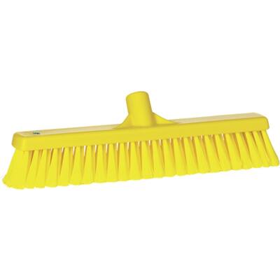 Vikan vloerveger zachte splitvezels geel 410x65x130 mm (31786)