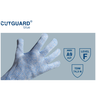 Snijhandschoen cutguard blauw maat 10 (XL)