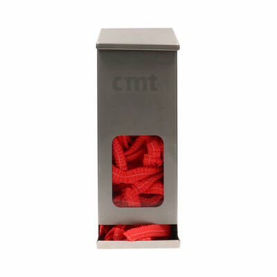 Haarnet wokkels PP non-woven enkel elastiek rood 52 cm