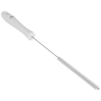 Vikan pijpborstel met handvat medium vezels wit 375x23x23 mm (53635 )