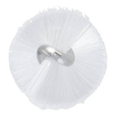 Vikan pijpborstel met handvat medium vezels wit 375x23x23 mm (53635 )
