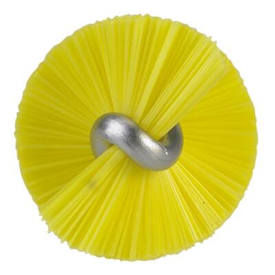 Vikan pijpborstel met handvat medium vezels geel 500x25x25 mm (53766)