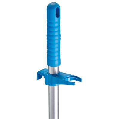 Vikan stofblik met rechtopstaande aluminium steel blauw 860x200x88 mm (56623)