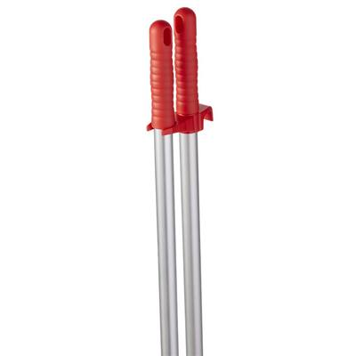 Vikan stofblik met rechtopstaande aluminium steel rood 860x200x88 mm (56624)